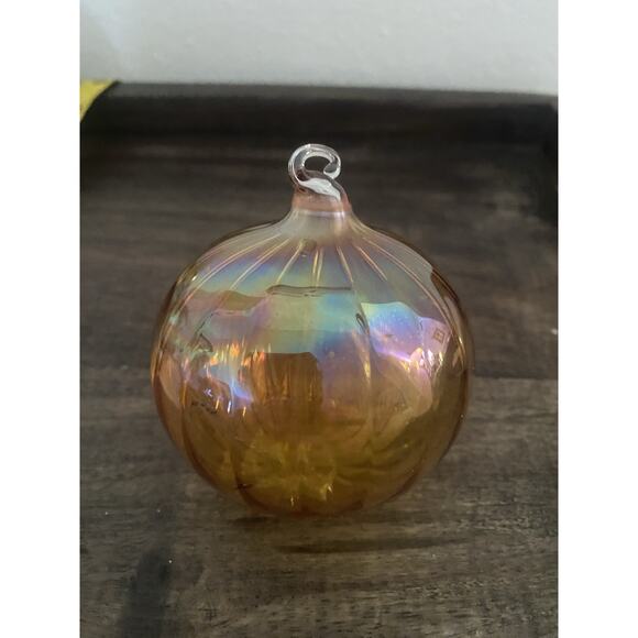 Christmas Glass Eye Hand Blown Glass Ornament - Picture 3 of 4